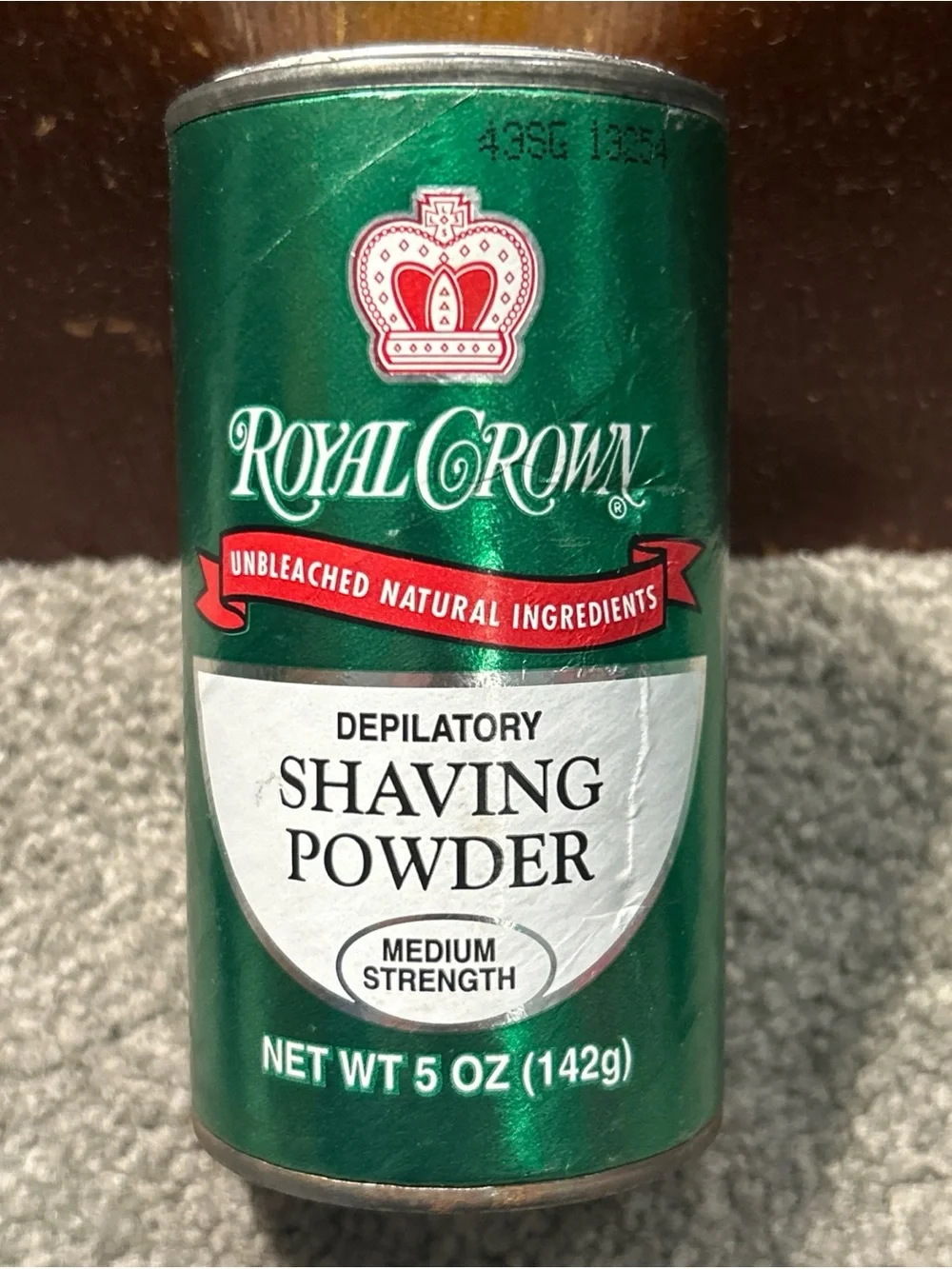 X3 Royal Crown Depilatory Shaving Powder MEDIUM Strength Lemon Lime 5oz